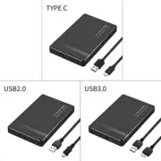 USB3.0 2.0 Type C 2.5 Box Hard Disk for Case for Laptop PC Computer