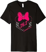[Disney] Mickey And Friends Minnie Mouse 26.2 Runner Premium T-Shirt