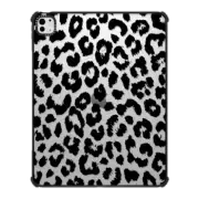 iPad Pro 13-inch (M4) iPad Impact Case Black Transparent Leopard Print