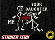 ME & YOUR DAUGHTER BJ STICKER DECAL SUITS CEFIRO NISMO S13 SR20 STICK FAMILY VAN