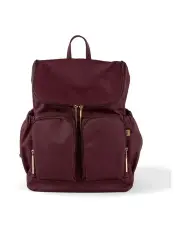 [OiOi] Signature Mulberry Nylon Nappy Backpack in Brown