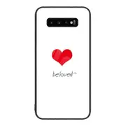 For Samsung Galaxy S10+ Colorful Painted Glass Phone Case