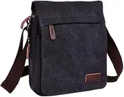 [Neumora] Small Canvas Messenger Bag Satchel Bag Crossbody Shoulder Bag for men business casual travel