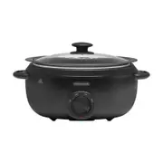 Morphy Richards 6.5L Sear & Stew Slow Cooker - Matte Black