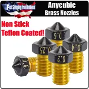 ANYCUBIC J-HEAD M6 Brass Nozzle, Teflon Coated 1.75mm Filament, V6 Nozzles