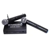 2CH VHF Handheld Wireless Microphone Church Audio Microphone System Karaoke Mics
