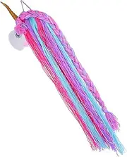 Cabilock 1pc Felt Unicorn Girl Bows for Hair Decorative Hair Clips Hair Ties for Babies Fringe Hair Headband Organizer Hair Tie Wall Headband Holder Hangers Swivel Hook Purple