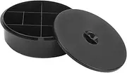 PP Fishing Storage Box Lure Bait Container with 8 Compartments Waterproof Durable Lightweight for Kayak Canoeing Fishing Accessories Black 201mm