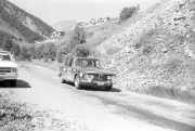 Lucien Bianchi Jean Marie Jacquemin Alfa romeo Giulietta 1968 Old Photo 2