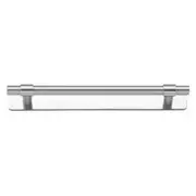 Helsinki Cabinet Pull with Backplate CTC160mm Brushed Chrome