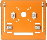 Multifunctional Cutting Base Plate 90° Flat Cutting 45° Diagonal Cutting Suitable for 4 inch Marble Trimming Gong Orange 250mm