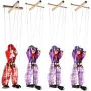 4 Packs Clown Toys Pull String Puppet Kid Toys for Parent Child1145