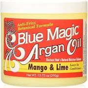 Blue Magic Argan Oil Mango/Lime Leave In Conditioner, 13.75 Ounce (Pack of 12)