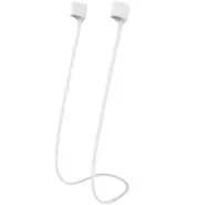 Magnetic Silicone Flexible Strap Safety Neck Strap for AirPods iPhone Earphone Headphone WHITE COLOR