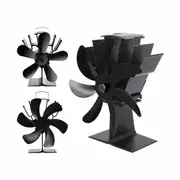 Fireplace Stove Fan Wood Heater Fan Thermal Self-Powered Ecofan Top Burner