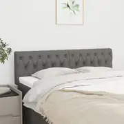 vidaXL Headboards 2 pcs Dark Grey 80 cm Fabric