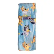 Bluey & Bingo Plush Throw Blanket Blue Friends Soft Gift - NWT