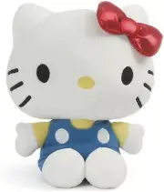 Hello Kitty classic featuring iconic red bow and overalls outfit , 6 inch plush