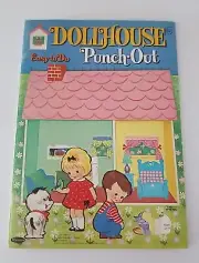 Vintage 60s Doll House Whitman Paper Doll Book Punchout The Myers Illustrated