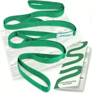Yoga Stretch Strap with 10 Loops for Physical Therapy and Pilates