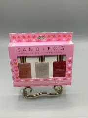 Sand + Fog Perfume Oil 3p .5oz Bloom, Vanilla Musk, Jasmine Cedarwood-NEW!!