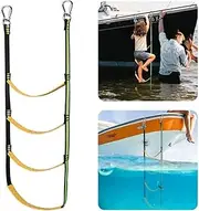 Eaacaa Double Thickness and Wide Climbing aid, Used for Such as Family outings, Water Sports, Fishing, etc., can Also be Used to Build Tree ladders When Hunting, Easy to use and Lightweight Rope aid
