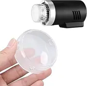 Glass Globe Bulb Cover, Glass Circular Lamp Shade Replacement, Dome Light Protector for AD300Pro Camera Flashing Lighting Equipment