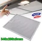 Range Hood Filter Extractor Vent Filter Range Hood Grease Metal Mesh 340x280x9mm