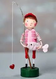 Lori Mitchell You’re A Catch Collectible 2024 VALENTINE’s Day Figurine 16699