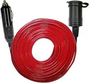 Cigarette Lighter Extension Cord - Car Cigarette Lighter Adapter Male to Female Socket Extension Cable (25FT)