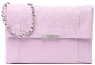 Ted Baker Clarria Leather Bow Crossbody Bag Purple