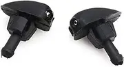 2 Pack Car Windshield Washer Wiper Water Jet Spray Nozzle Windscreen Washer Jets，for Golf MK4