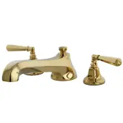 Kingston Brass KS430.HL Metropolitan Deck Mounted Roman Tub - Brass