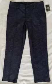 Slazenger Men's Mini Dot Gray Flat Front Golf Pants - 36" x 32" - New!!