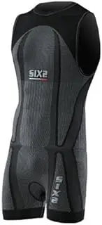 SX-BDT-BC-LXL Triathlon Bodywear, SIXS Carbon Fiber, Black Carbon, LXL