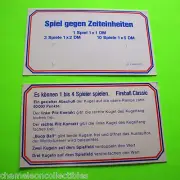 FIREBALL CLASSIC 1985 GERMAN TEXT NOS PINBALL MACHINE INSTRUCTION CARDS