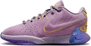 [Nike] Lebron XXI Freshwater Big Kids' Basketball Shoes (FZ7189-500, Violet Dust/Purple Cosmos/University Gold)