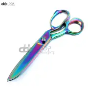 Titanium Scissors Tailor Scissors 8" Rainbow Color Stainless Steel