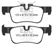 EBC DP32235C Disc Brake Pad Set FITS 2016 mini cooper clubman f54 1 5l turbo red (for: Mini)