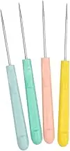PHENOFICE 4pcs Cookie Scribe Sugar Stir Needle Biscuit Decorating Tool for Cake Cupcake Fondant Decoration Lightweight Portable Baking Supplies