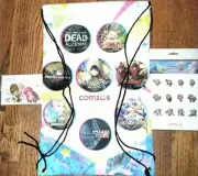 NYCC 2022 Com2Us Exclusive Summoners War Draw String Bag 2 Different Stickers