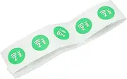 NFC Chip NFC Stickers Programmable Tags Waterproof for Outdoor Use and Devices 30PCS (Green)