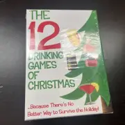 The 12 Drinking Games Of Christmas Party Game New Sealed Holiday