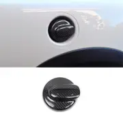Bright Hard Carbon Fiber Car Side Fuel Tank Cap Sticker For Mini Cooper R55 R56