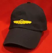 Replica United Retro retired Pilot Wings ball cap low-profile hat - navy blue