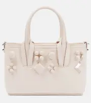 [Christian Louboutin] Christian Louboutin Cabata E/W Nano leather tote bag One Size beige