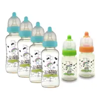 在飛比找momo購物網優惠-【貝喜力克】防脹氣PES奶瓶特惠組(300ml*4+120m