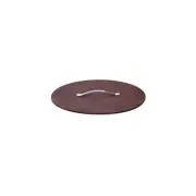 31 in. Fire Pit Steel Cover with Lid