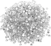 SHERCHPRY 1440pcs Glass Rhinestones: 3.8-4.0mm DIY Round Craft Gems for Nail Artists - Decorative Diamonds Embellishment for Fabric