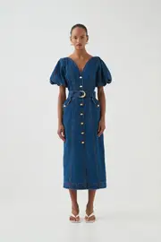Harper Denim Midi Dress